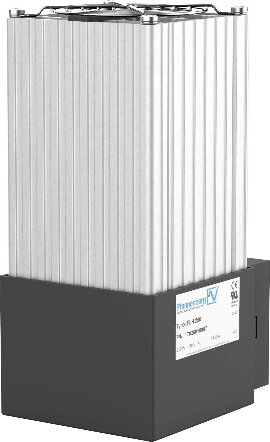 Pfannenberg FLH 250 heater 250W 230 AC Schaltschrank-Gebläseheizung 230 V/AC (max) 250 W (L x B x H) 187 x 93 x 106 mm 1 St.