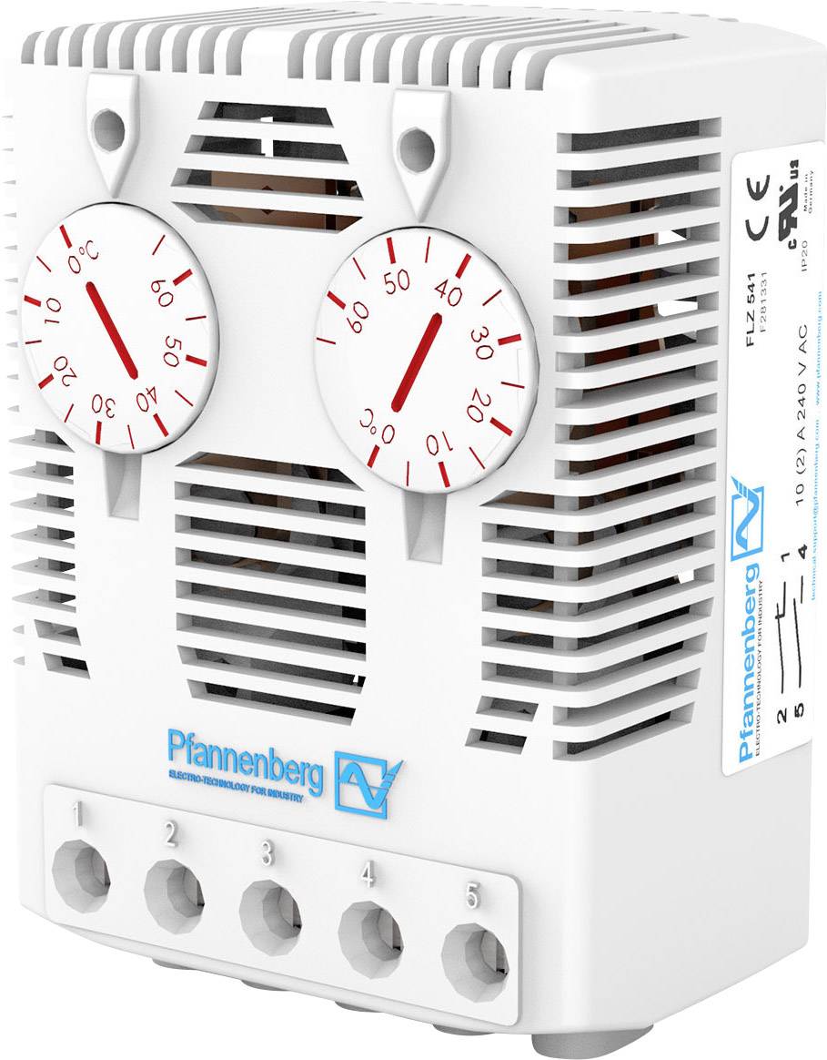 Pfannenberg Schaltschrank-Thermostat FLZ 542 THERMOSTAT O/O 0..60C 240 V/AC 2 Öffner (L x B x H) 38 x 59 x 80.5mm 1St.