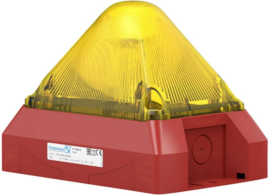 Pfannenberg Blitzleuchte PY X-M-10 230V AC YE RAL3000 21551103000 Gelb Gelb 230 V/AC