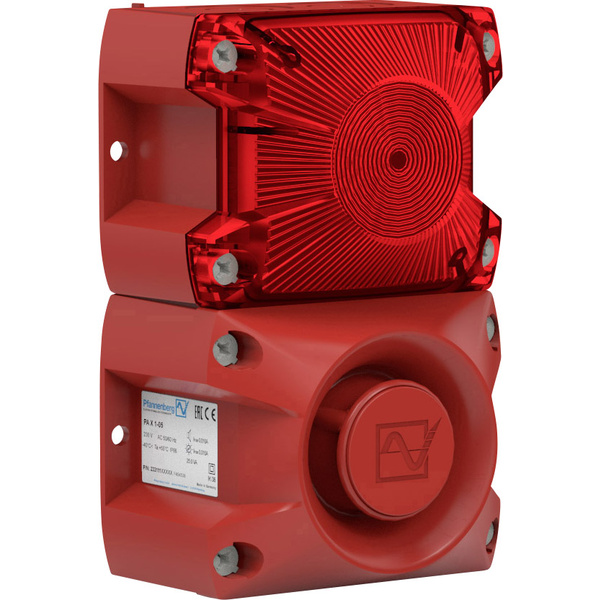 Pfannenberg Optisch-akustischer Signalgeber PA X 1-05 230 AC RD Rot 230 V/AC 100 dB