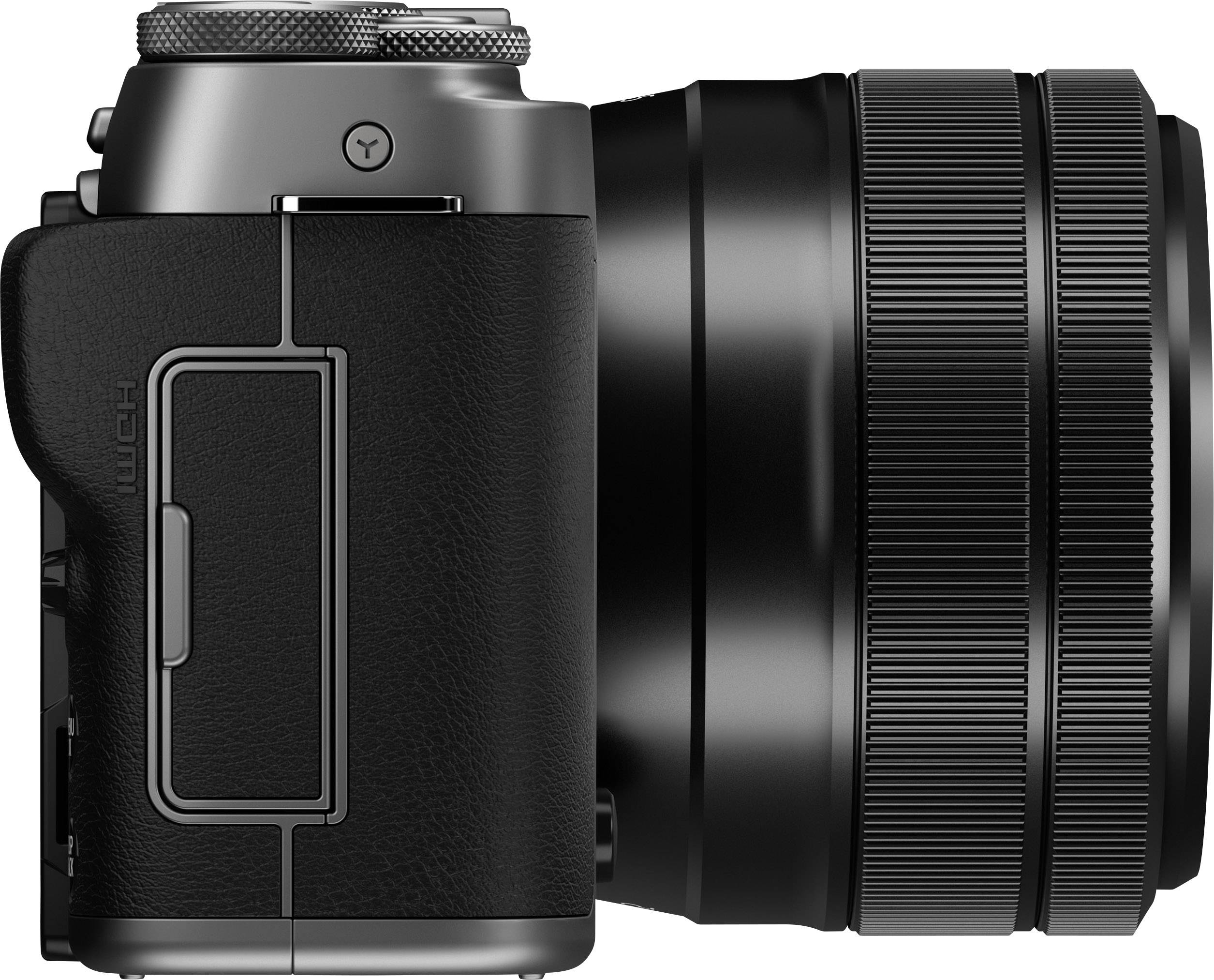 Fujifilm X-A7 Systemkamera  inkl. Akku 24.2 Megapixel Schwarz, Anthrazit 4K-Video, Touch-Screen, Bluetooth, Dreh-/schwenkbares Display