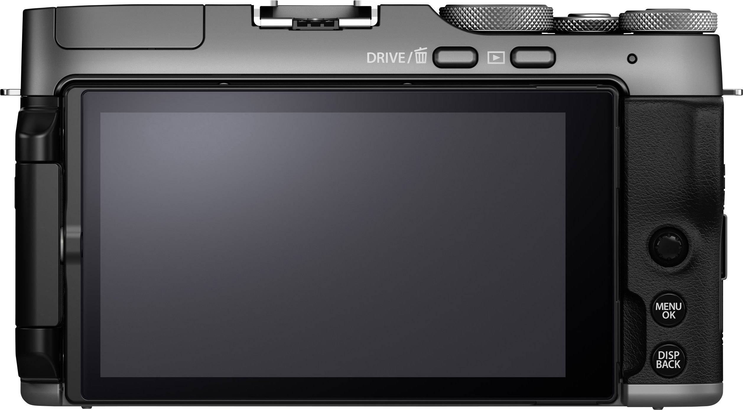 Fujifilm X-A7 Systemkamera  inkl. Akku 24.2 Megapixel Schwarz, Anthrazit 4K-Video, Touch-Screen, Bluetooth, Dreh-/schwenkbares Display