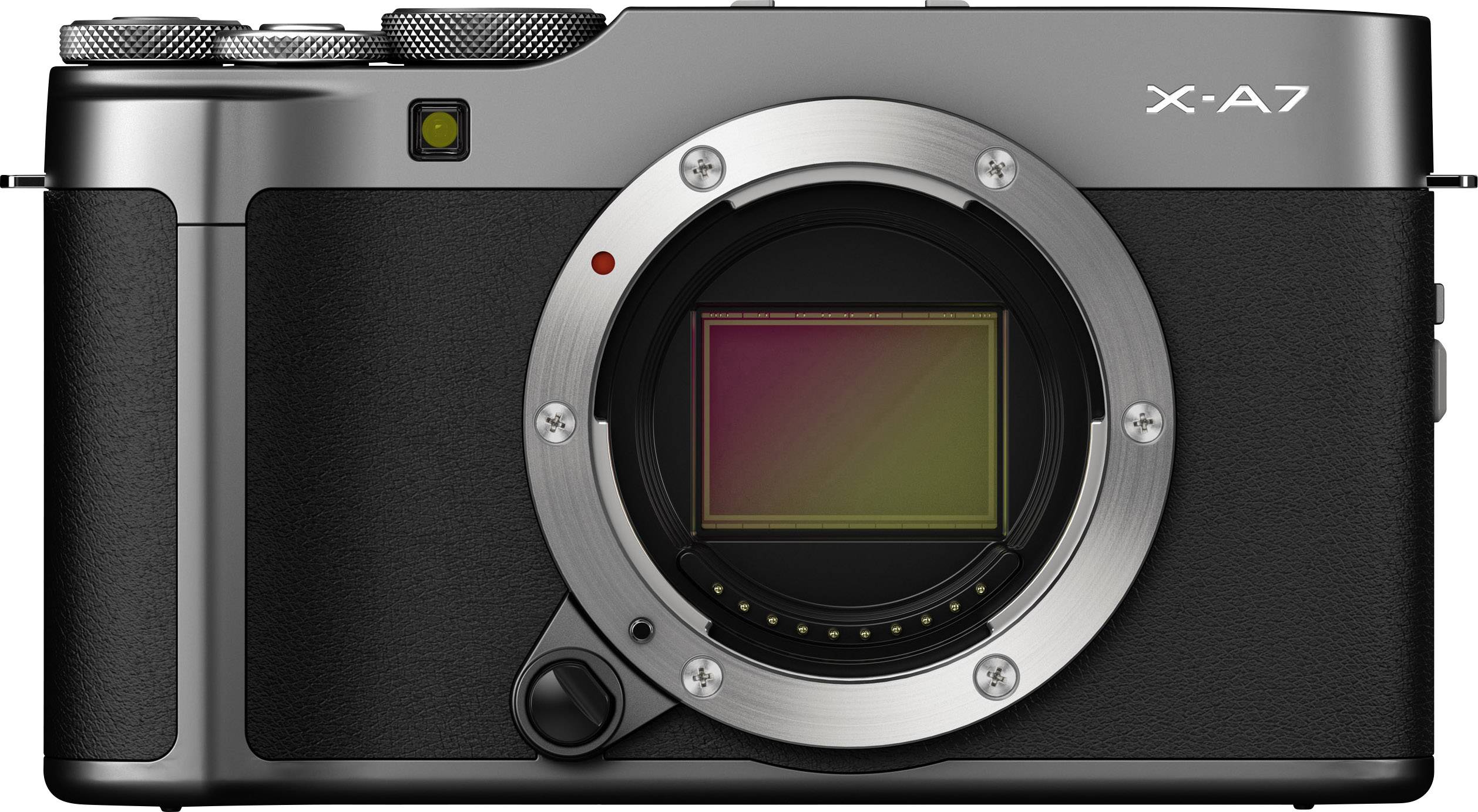 Fujifilm X-A7 Systemkamera  inkl. Akku 24.2 Megapixel Schwarz, Anthrazit 4K-Video, Touch-Screen, Bluetooth, Dreh-/schwenkbares Display