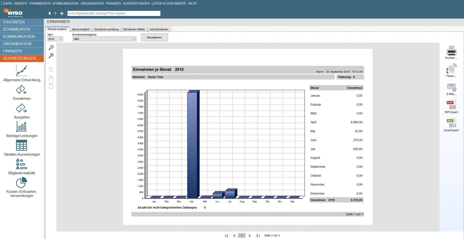 WISO Mein Verein Teamwork 365 (2020) Vollversion, 1 Lizenz Windows Steuer-Software