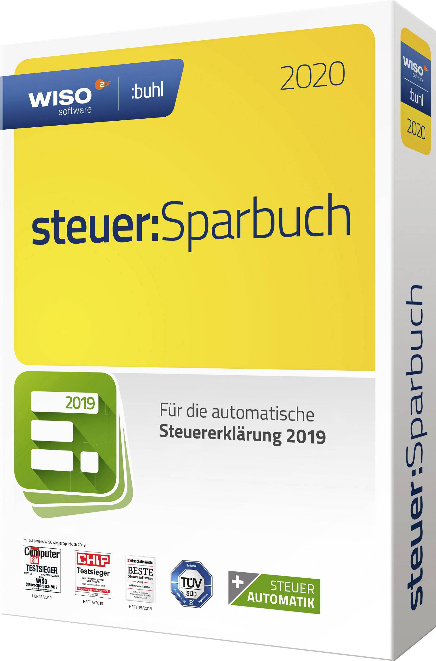 WISO steuer:Sparbuch 2020 Vollversion, 1 Lizenz Windows Steuer-Software