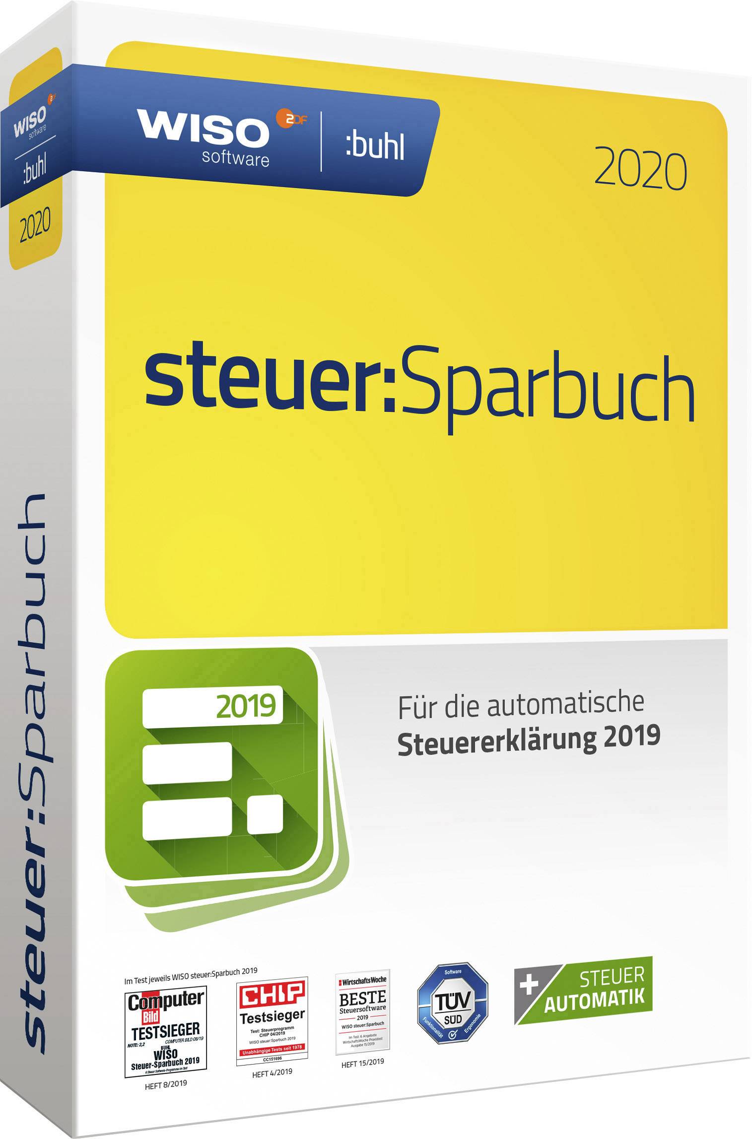 WISO steuer:Sparbuch 2020 Vollversion, 1 Lizenz Windows Steuer-Software