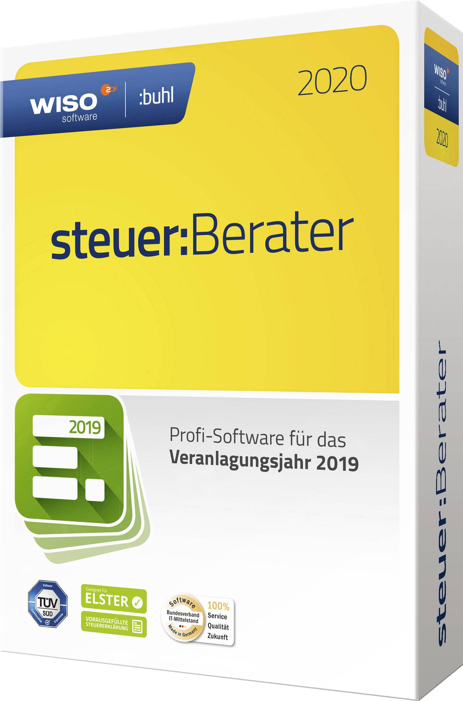 WISO steuer:Berater 2020 - Handel Vollversion, 1 Lizenz Windows Steuer-Software