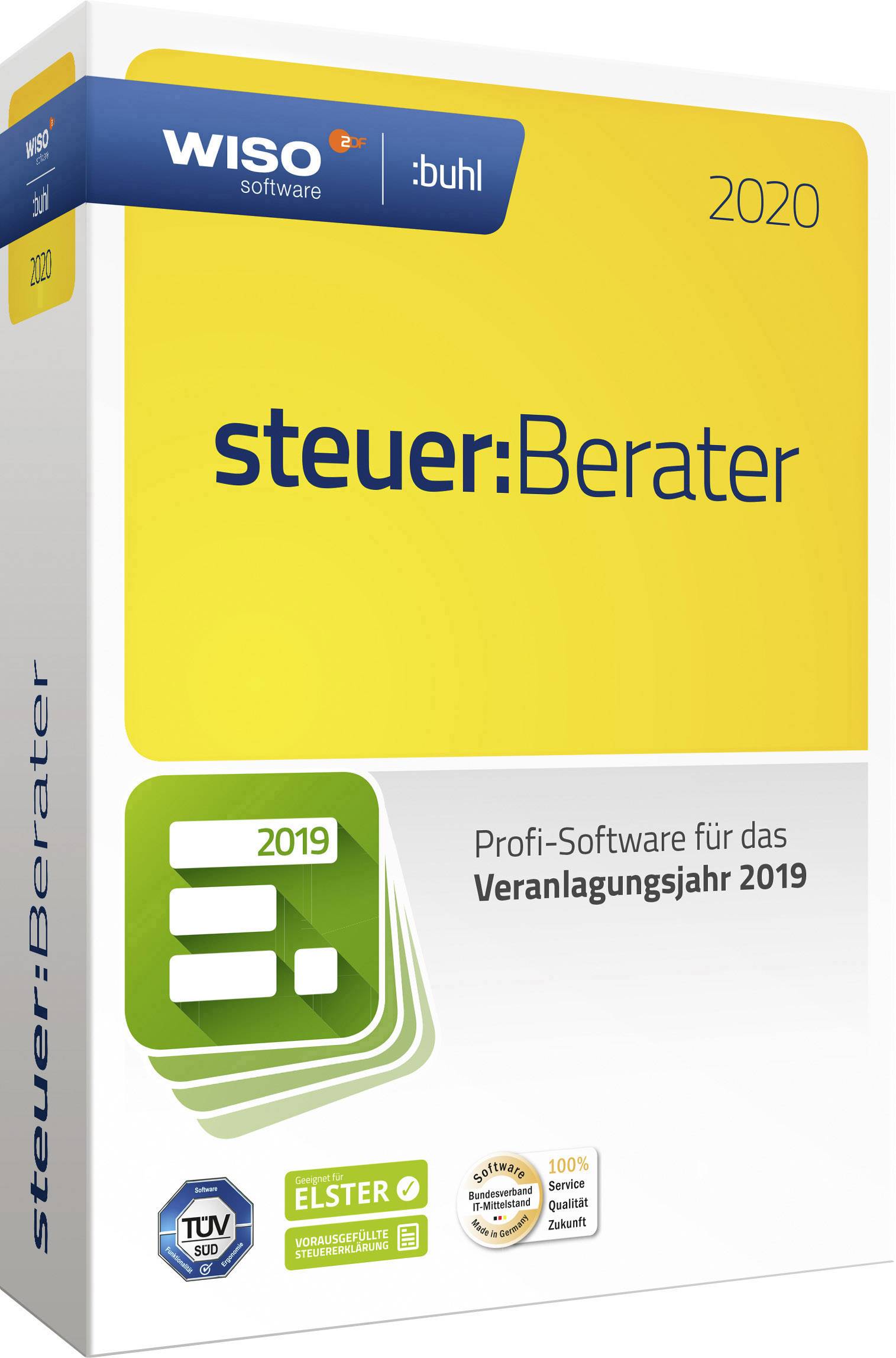WISO steuer:Berater 2020 - Handel Vollversion, 1 Lizenz Windows Steuer-Software