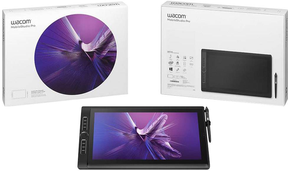 Wacom MobileStudio Pro 16 WiFi 512GB Schwarz Windows®-Tablet 39.6cm (15.6 Zoll) 2.7GHz Intel® Core™ i7 Windows® 10 Pro 3840
