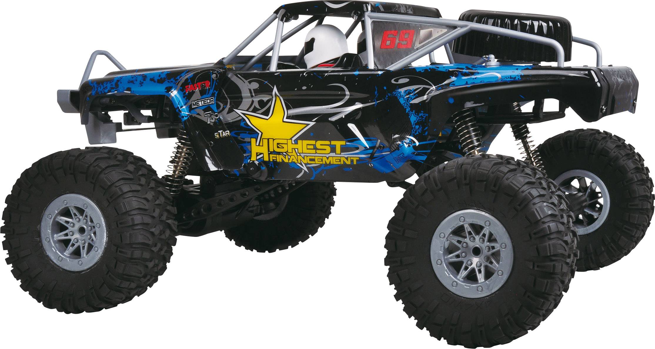 Amewi Double Bridge Brushed 1:10 RC Modellauto Elektro Crawler Allradantrieb (4WD) RtR 2,4GHz inkl. Akku und Ladekabel