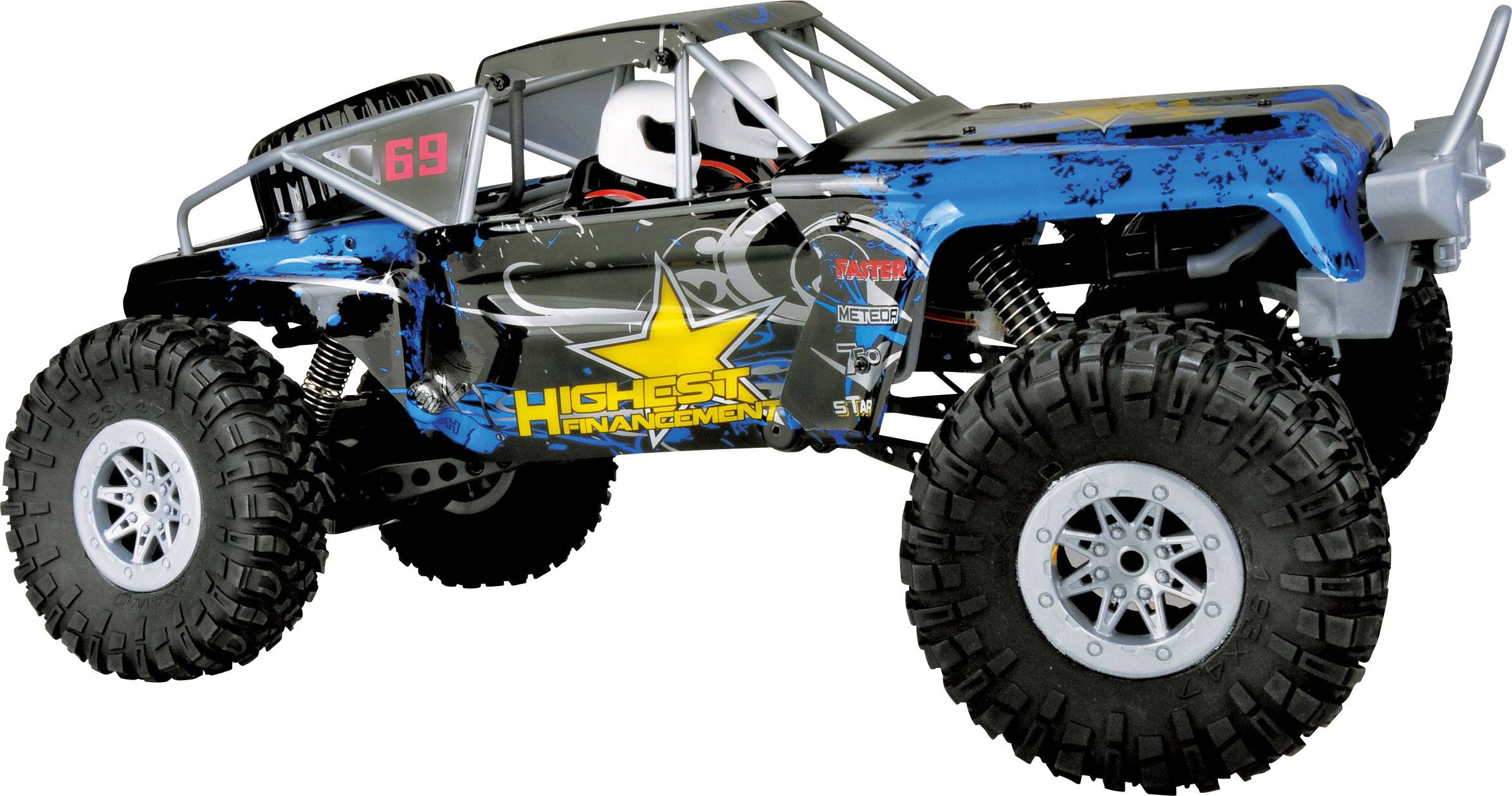 Amewi Double Bridge Brushed 1:10 RC Modellauto Elektro Crawler Allradantrieb (4WD) RtR 2,4GHz inkl. Akku und Ladekabel