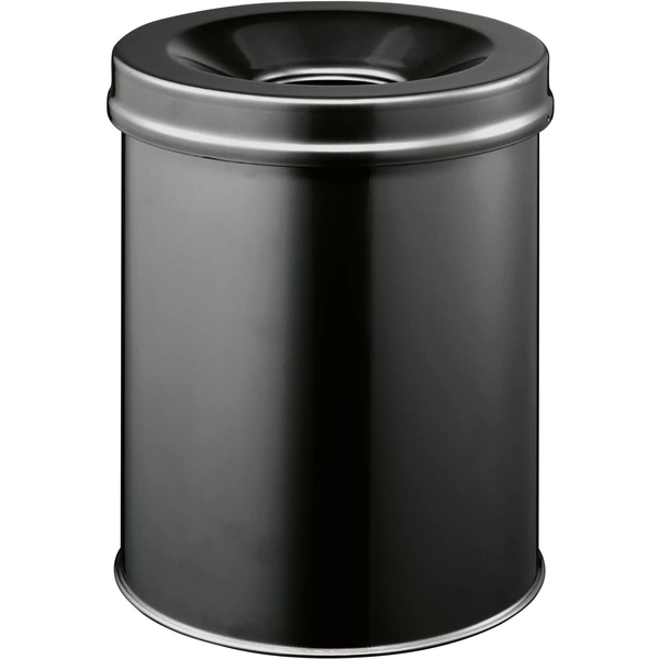 Durable 330501 Papierkorb 15l (Ø x H) 260mm x 357mm Stahl Schwarz 1St. Durable 330501 Papierkorb 15l (Ø x H) 260mm x 357mm Stahl Schwarz 1St.