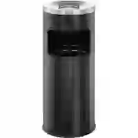 Durable 333201 Papierkorb 17l Metall (Ø x H) 250mm x 630mm Schwarz Inkl. Aschenbecher 1St. Durable 333201 Papierkorb 17l Metall (Ø x H) 250mm x 630mm Schwarz Inkl. Aschenbecher 1St.