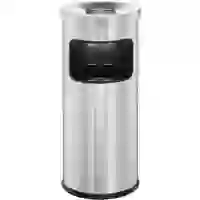 Durable 333223 Papierkorb 17l Metall (Ø x H) 250mm x 630mm Silber Inkl. Aschenbecher 1St. Durable 333223 Papierkorb 17l Metall (Ø x H) 250mm x 630mm Silber Inkl. Aschenbecher 1St.