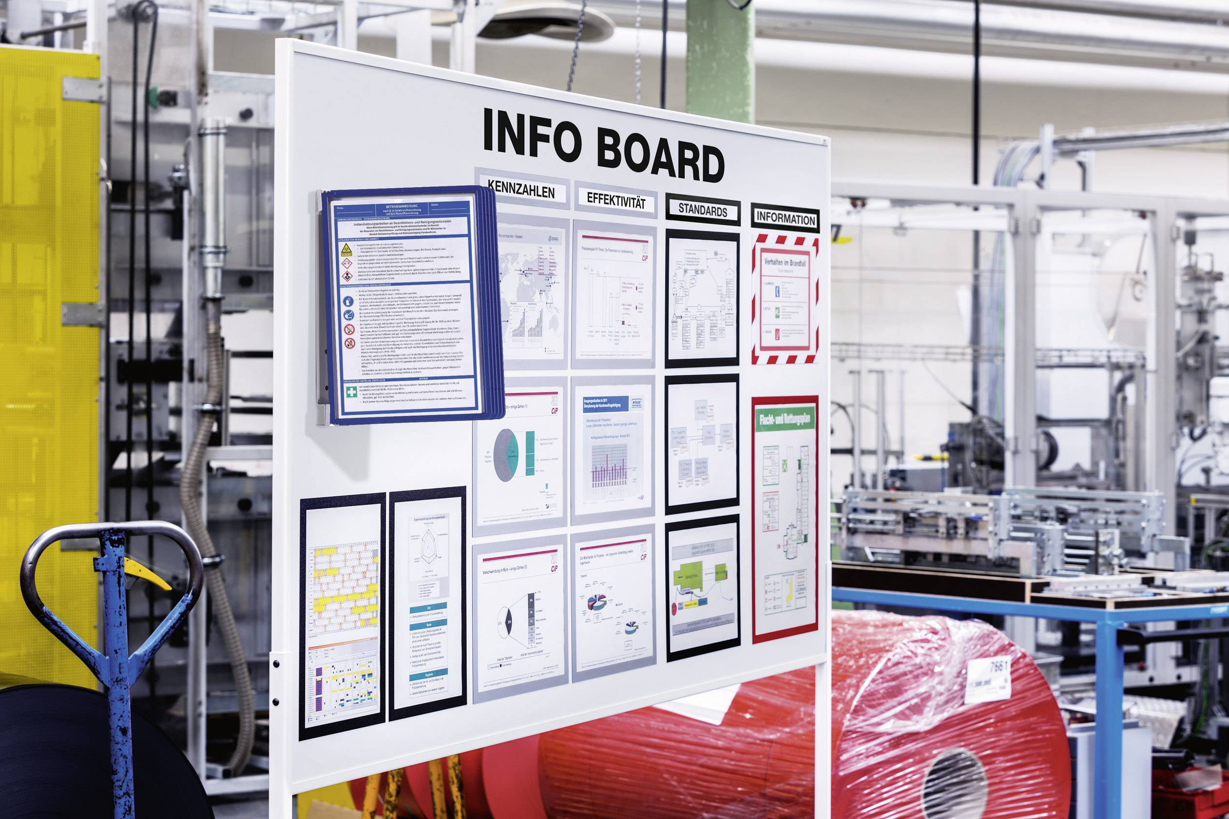 Durable 591407 Sichttafel Dunkelblau (B x H x T) 325 x 360 x 260mm DIN A4