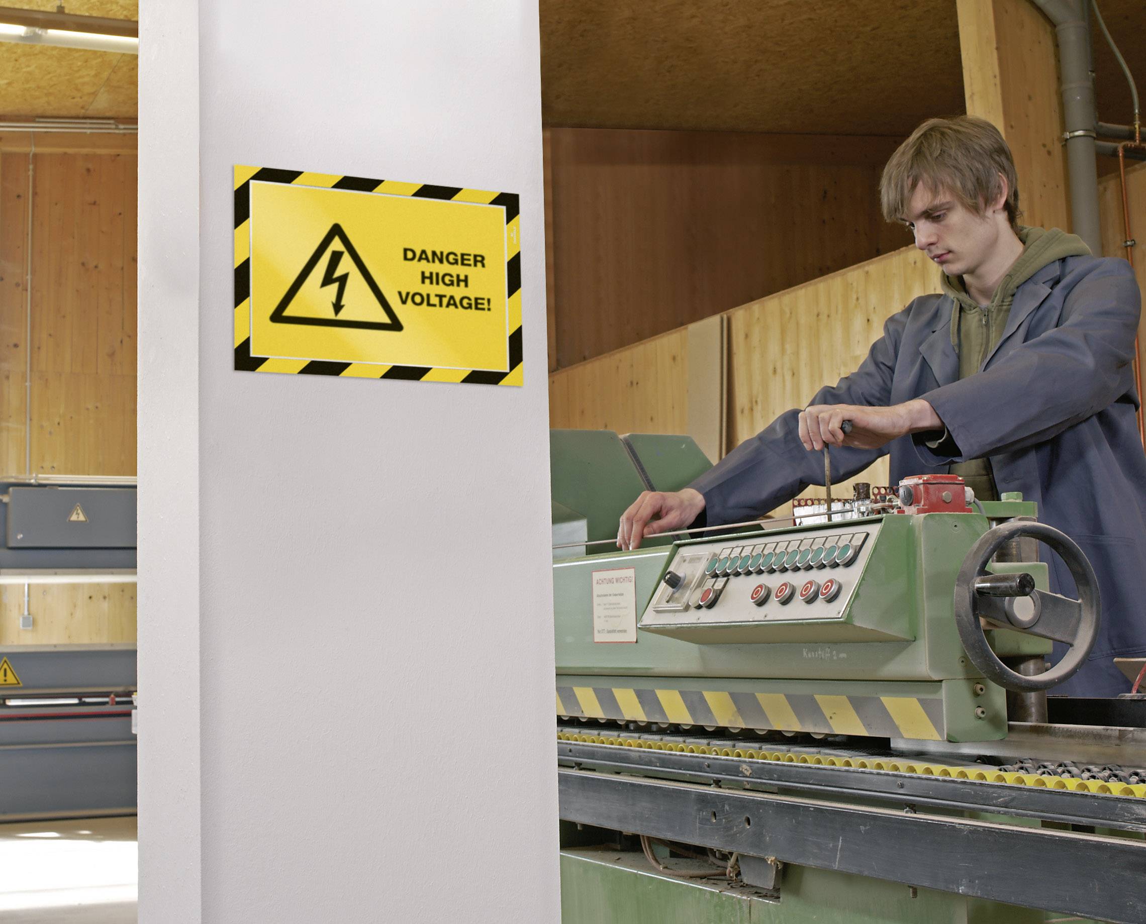 Durable 4944130 Info-Rahmen, selbstklebend Schwarz, Gelb (B x H) 323 mm x 236 mm DIN A4