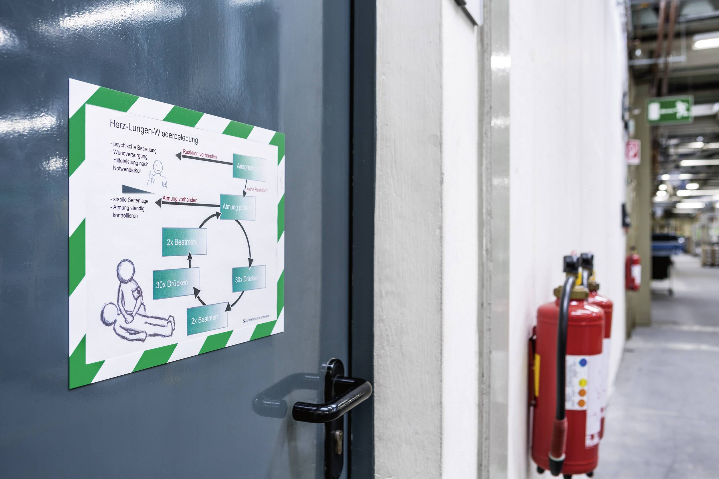 Durable 4945131 Info-Rahmen, magnetisch Grün, Weiß (B x H) 323 mm x 236 mm DIN A4