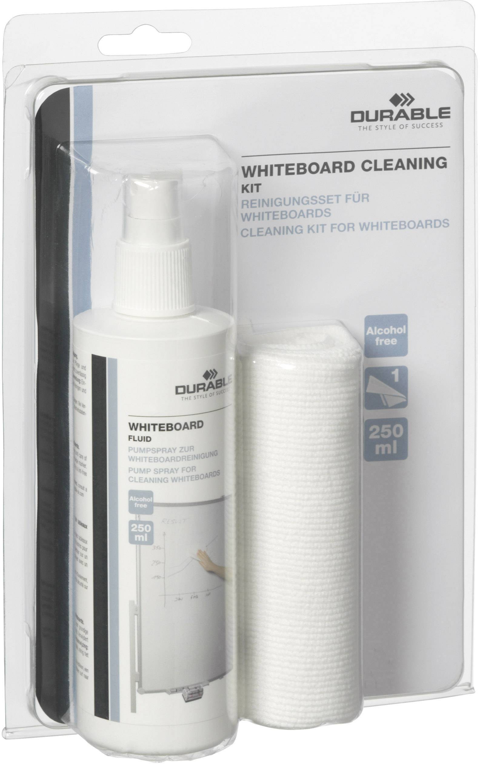 Durable Reinigungsspray Schreibtafel WHITEBOARD CLEANING KIT