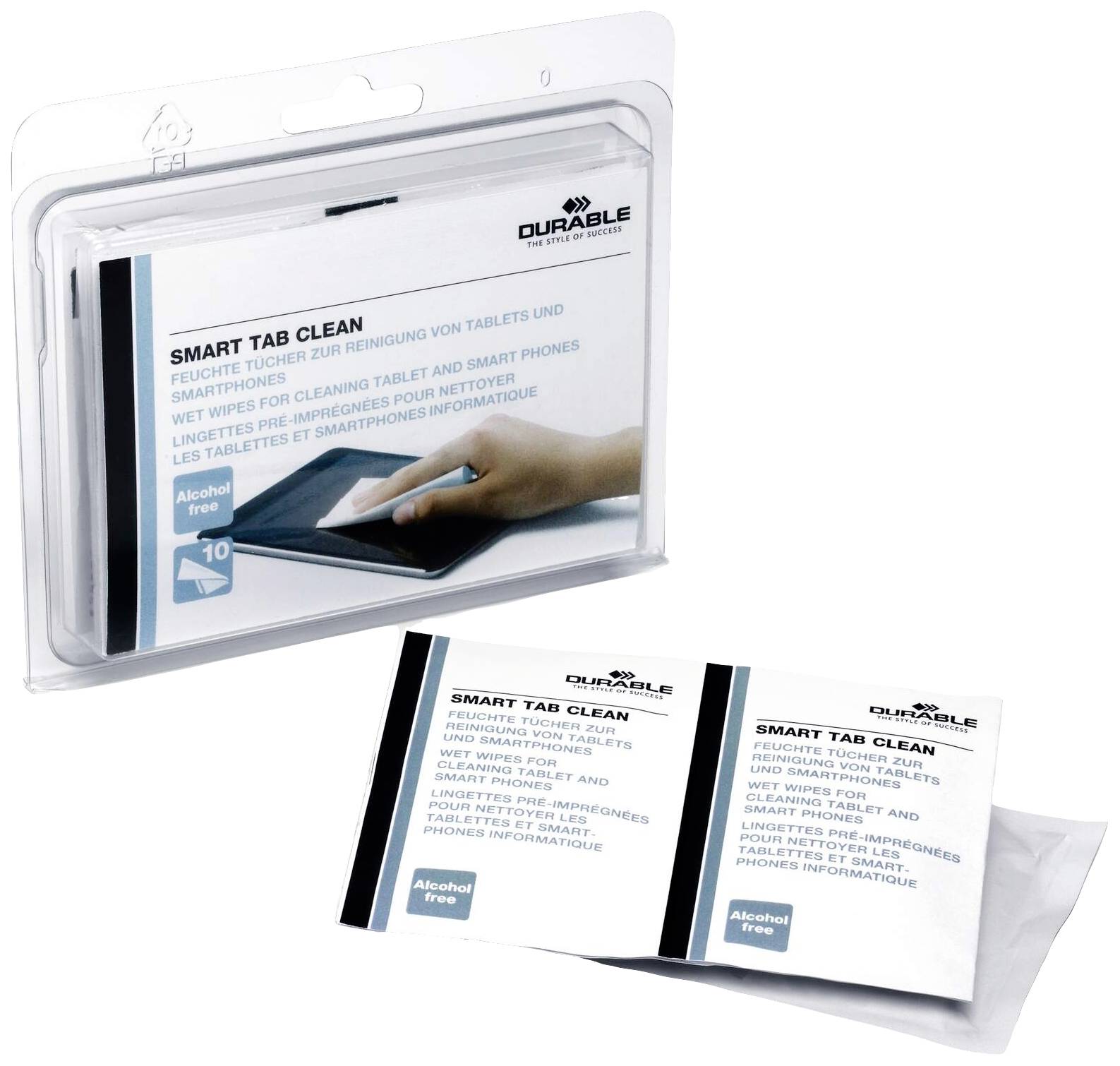 Durable Bildschirmreinigungstücher SMART TAB CLEAN 587202 10 St.