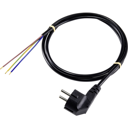 Basetech XR-1638078 alimentation Câble de raccordement noir 3.00 m