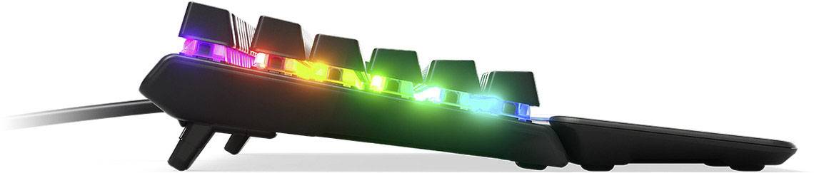 Steelseries APEX 7 BLUE SWITCH USB Gaming-Tastatur Deutsch, QWERTZ Switch: Blue, Beleuchtet, Handballenauflage, USB-Anschluss