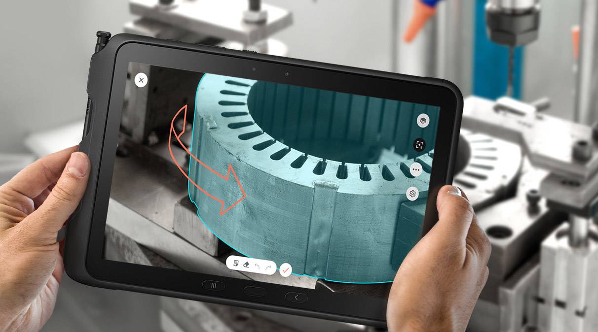 Samsung Galaxy Tab Active Pro WiFi 64GB Schwarz Android-Tablet 25.7cm (10.1 Zoll) 1.7GHz Qualcomm® Snapdragon Android™ 9.0 1920