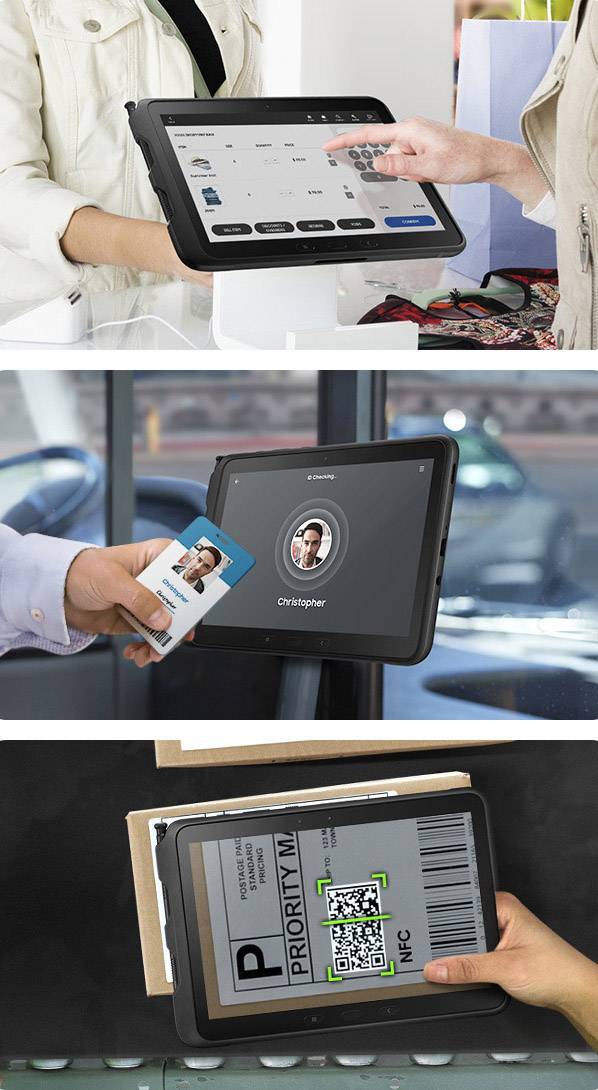 Samsung Galaxy Tab Active Pro WiFi 64GB Schwarz Android-Tablet 25.7cm (10.1 Zoll) 1.7GHz Qualcomm® Snapdragon Android™ 9.0 1920