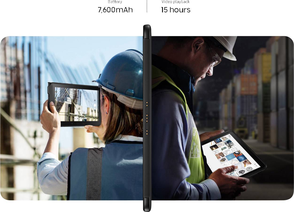 Samsung Galaxy Tab Active Pro WiFi 64GB Schwarz Android-Tablet 25.7cm (10.1 Zoll) 1.7GHz Qualcomm® Snapdragon Android™ 9.0 1920