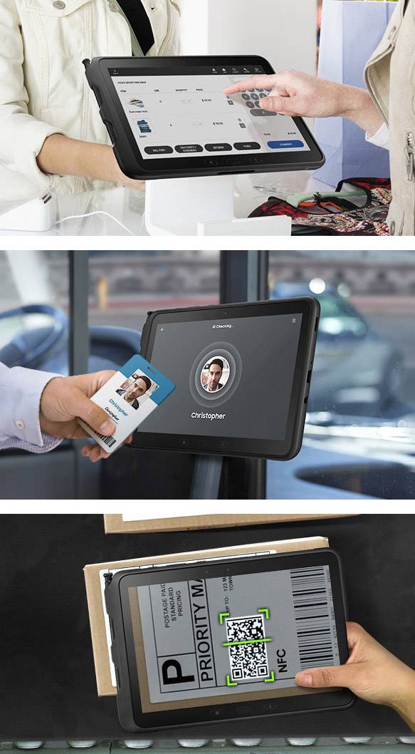 Samsung Galaxy Tab Active Pro LTE/4G, WiFi 64GB Schwarz Android-Tablet 25.7cm (10.1 Zoll) 1.7GHz Qualcomm® Snapdragon Android™