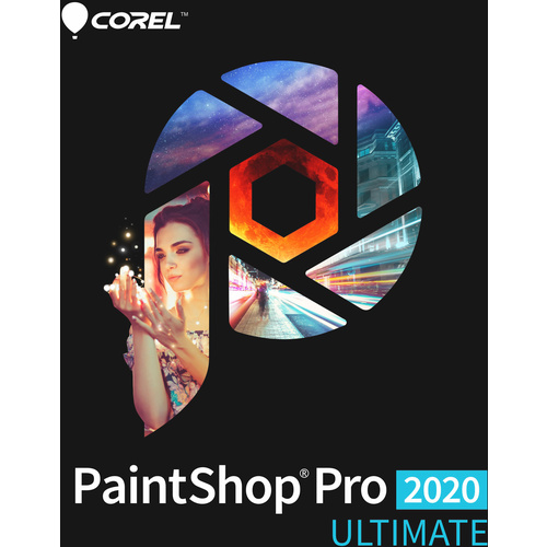 Corel PaintShop Pro 2020 Ultimate Mini Box Vollversion, 1 Lizenz Windows Bildbearbeitung