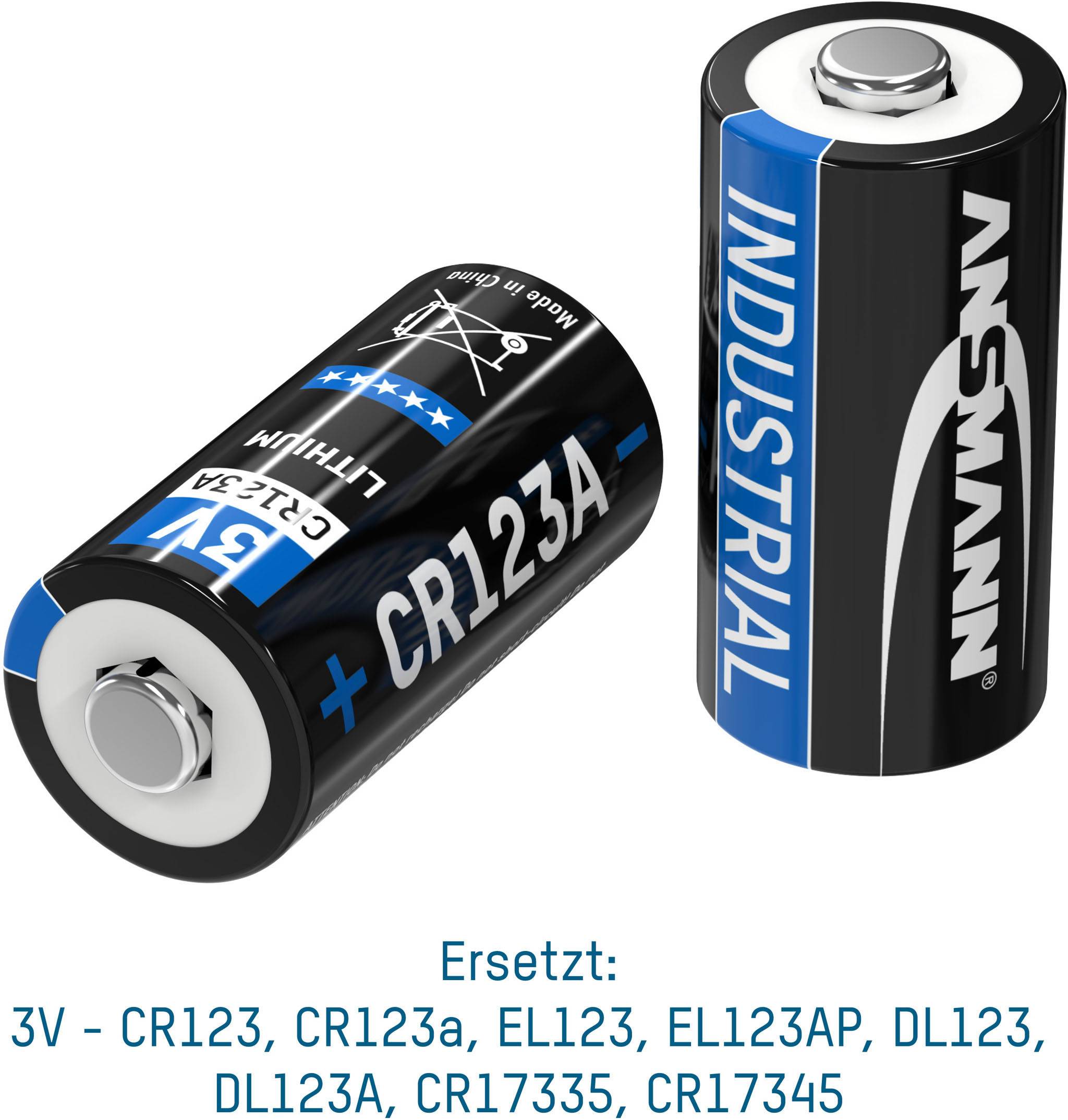 CR123A 10er Pack Lithium Batterie Spezial-Batterie 1 St.