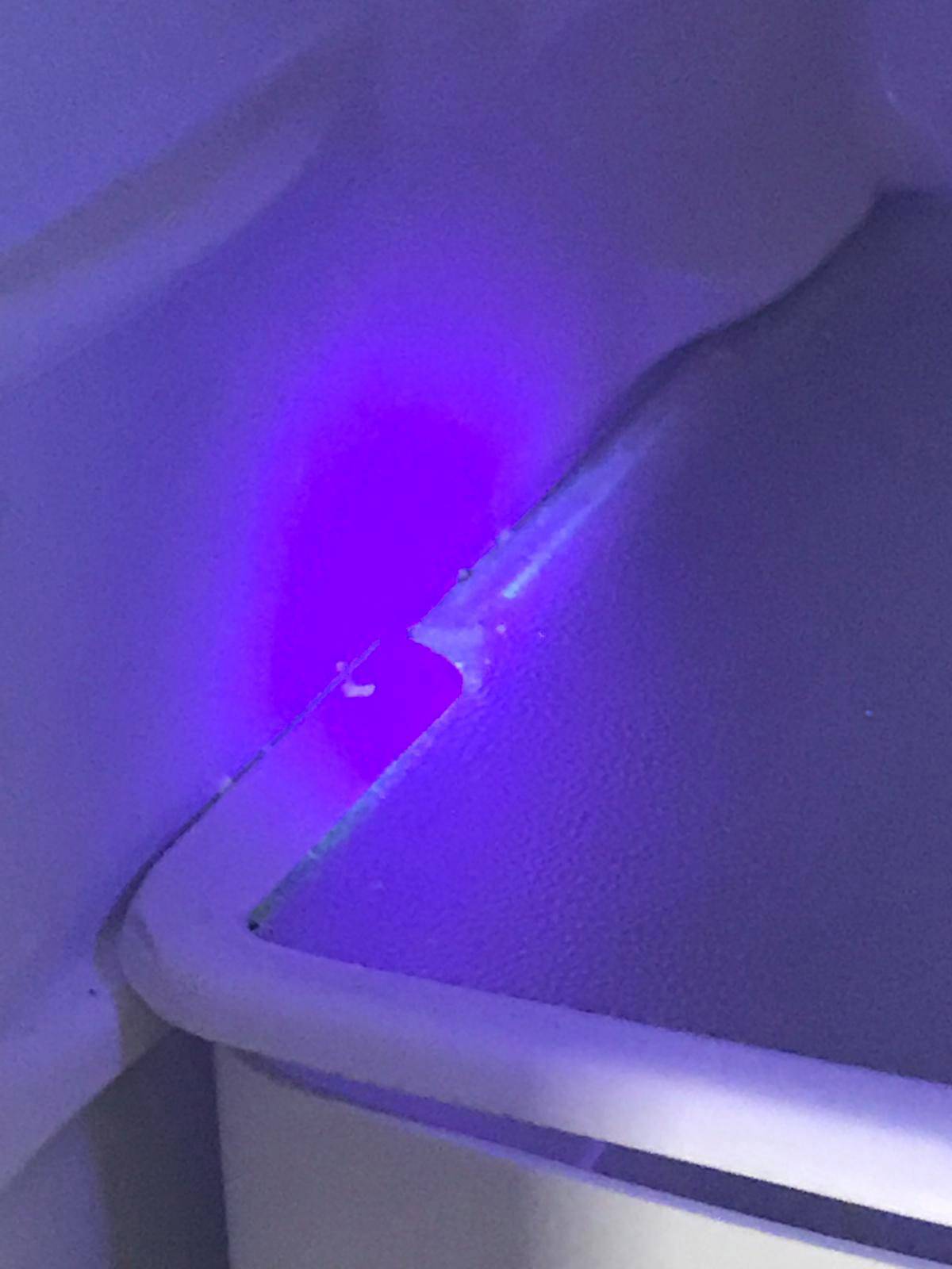 Berger & Schröter UV 395-400 nm UV-LED Taschenlampe mit Handschlaufe batteriebetrieben 95 g