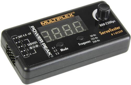 Servo-Tester (L x B x H) 75 x 38 x 27mm 1St.