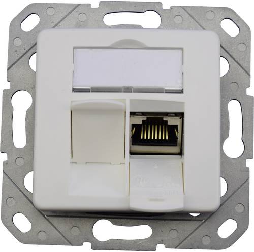 KDD 500 Netzwerkdose Unterputz Einsatz mit Zentralplatte CAT 6a