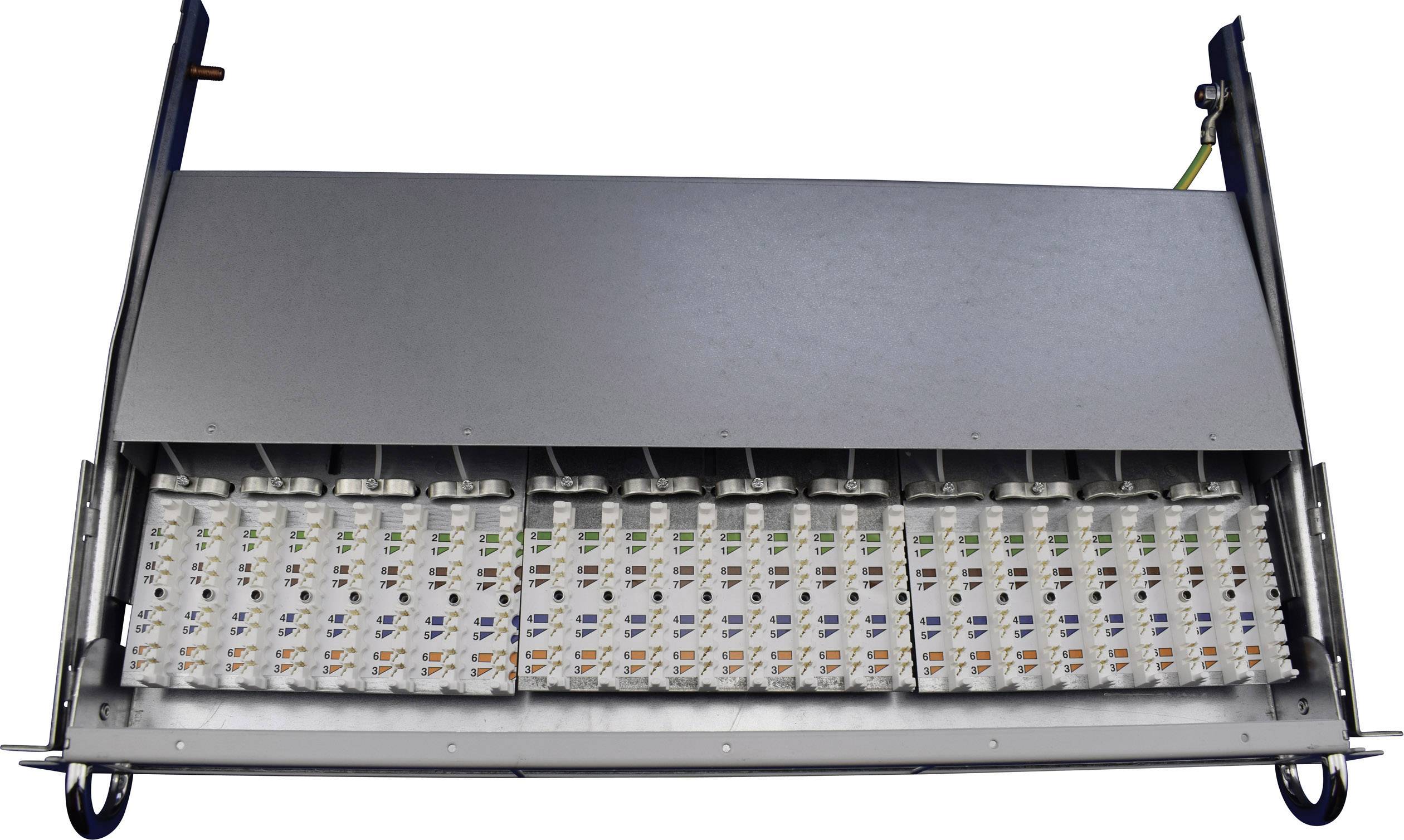 KOMOS KDV 500 24 Port Patch-Panel CAT 6a 1 HE