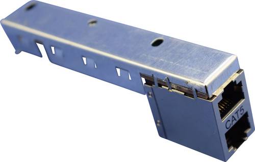 KOMOS KDV 500 2 Port Einsatz für Netzwerkpatchpanel CAT 6a