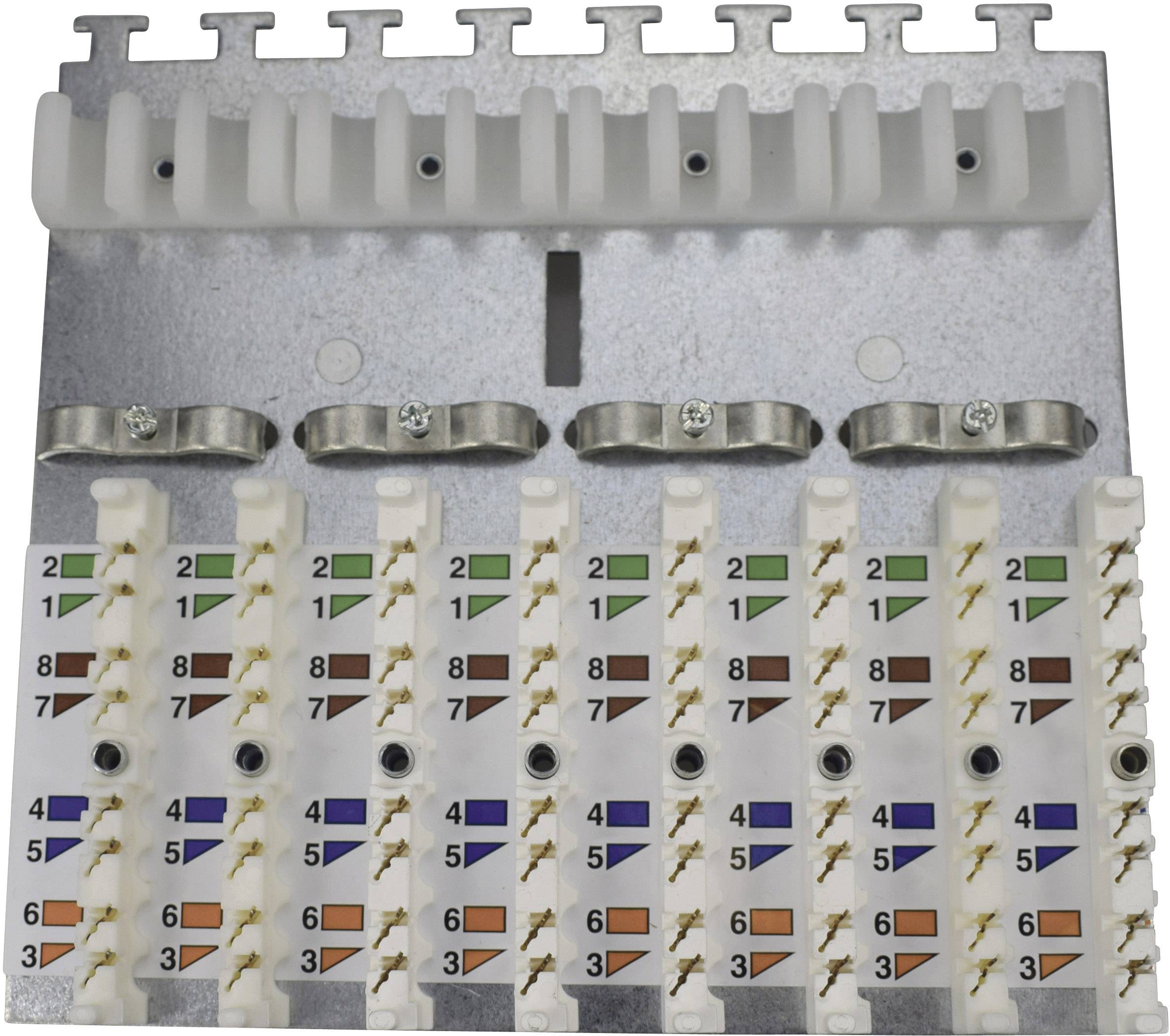 KOMOS KDVS 500 8 Port Einsatz für Netzwerkpatchpanel
