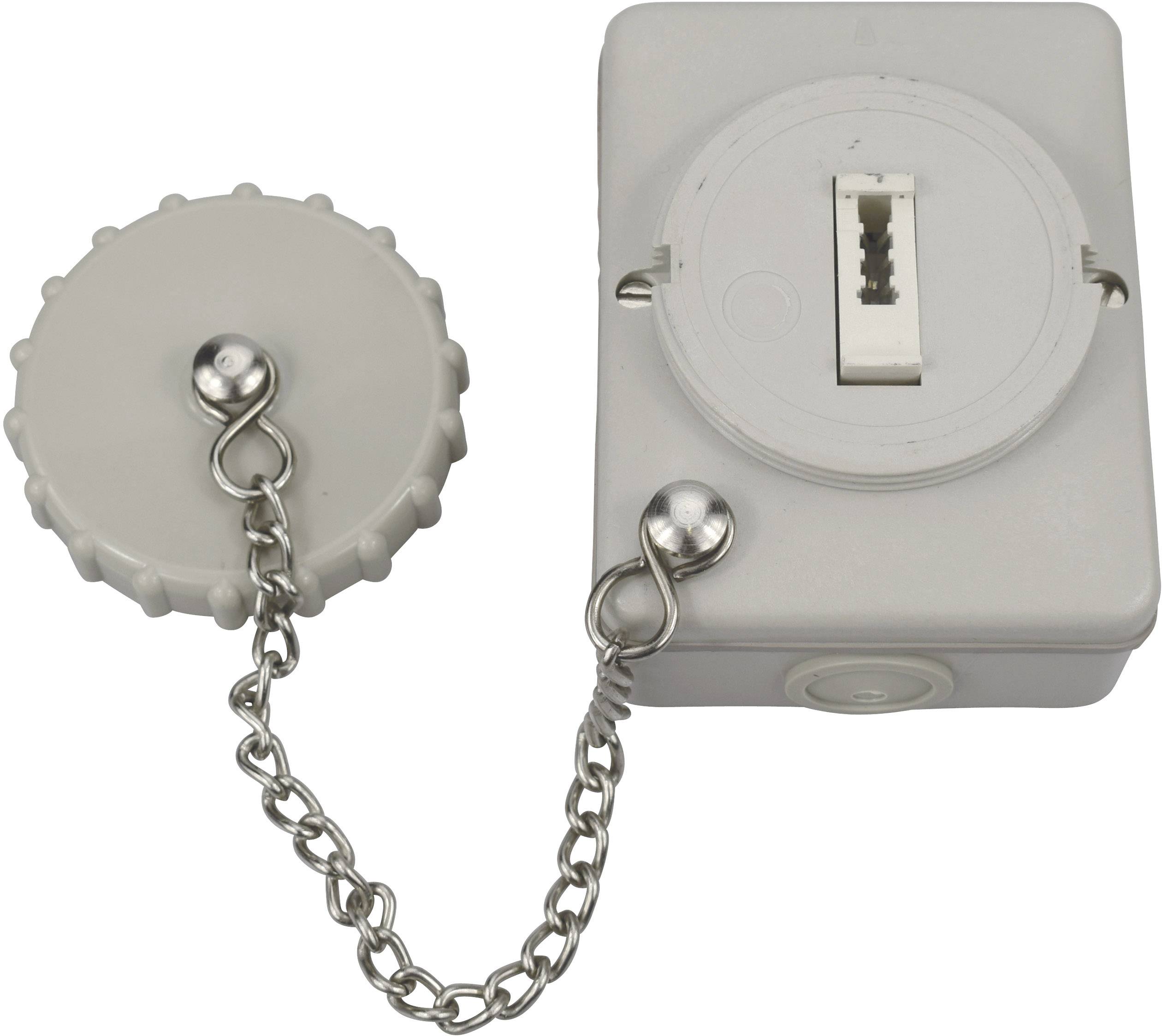 KOMOS 25981E0 Telefondose Telefon Aufputz Reinweiß (RAL 9010)