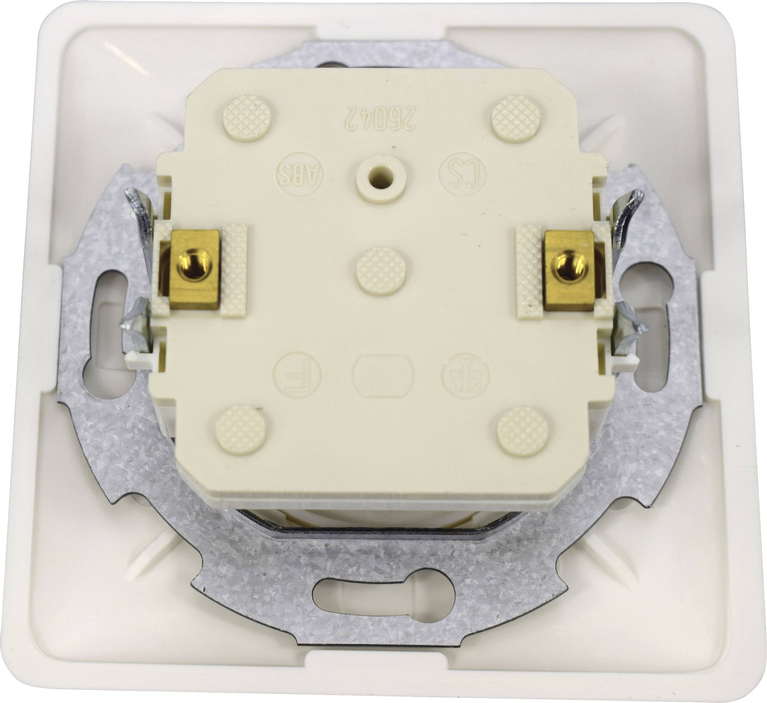 KOMOS 25583F9M Telefondose Telefon Unterputz Reinweiß (RAL 9010)