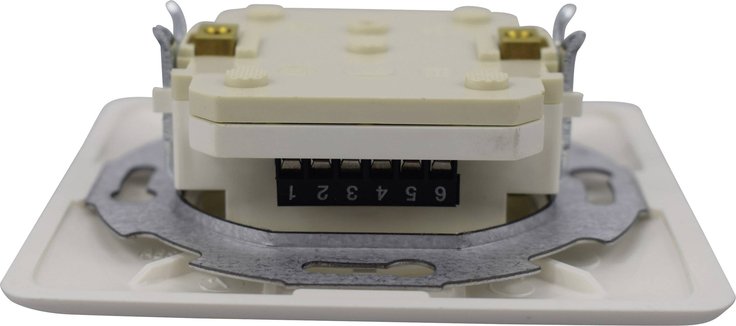 KOMOS 25583F9M Telefondose Telefon Unterputz Reinweiß (RAL 9010)