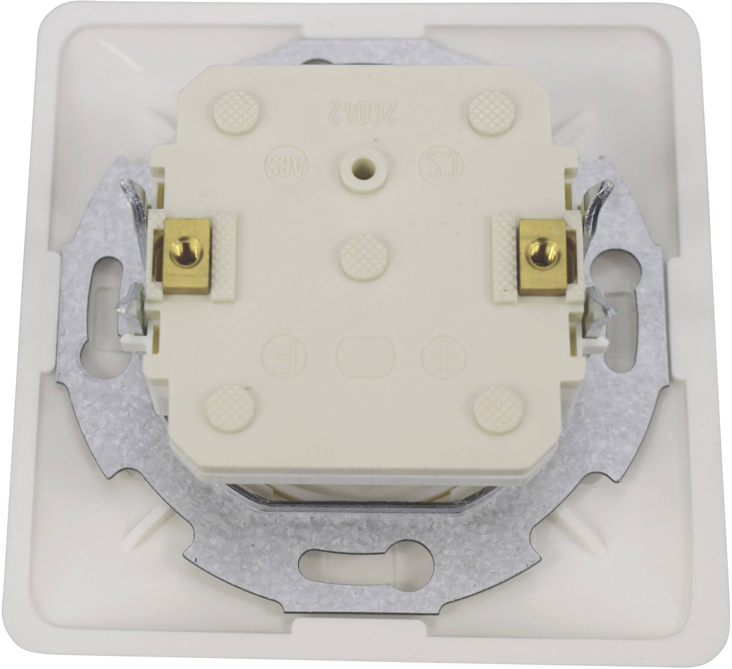KOMOS 25583F9M Telefondose Telefon Unterputz Reinweiß (RAL 9010)