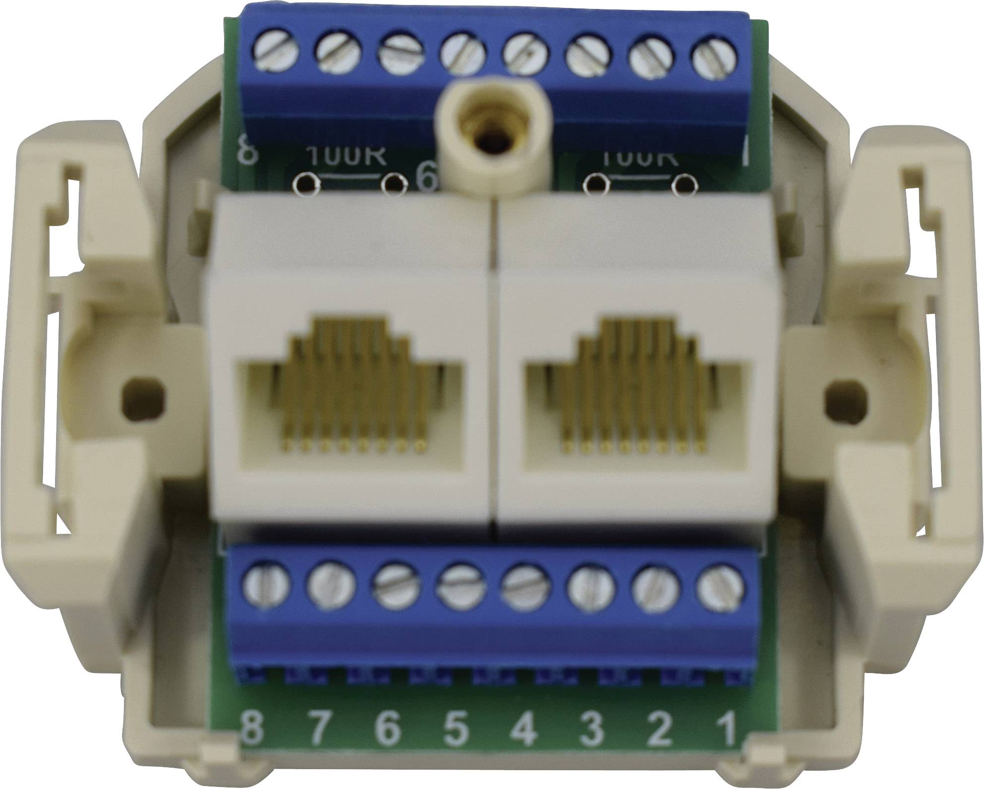 KOMOS 19820ABM ISDN Dose Aufputz Reinweiß (RAL 9010)