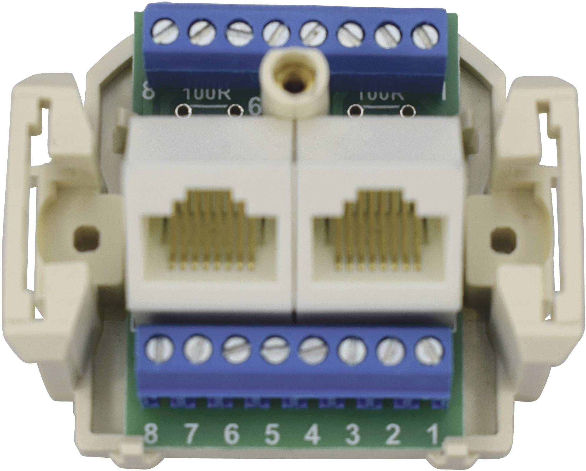 KOMOS 19820ABM ISDN Dose Aufputz Reinweiß (RAL 9010)