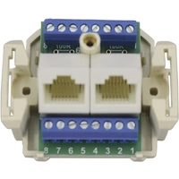 KOMOS 19820ABM ISDN Dose Aufputz Reinweiß (RAL 9010) KOMOS 19820ABM ISDN Dose Aufputz Reinweiß (RAL 9010)