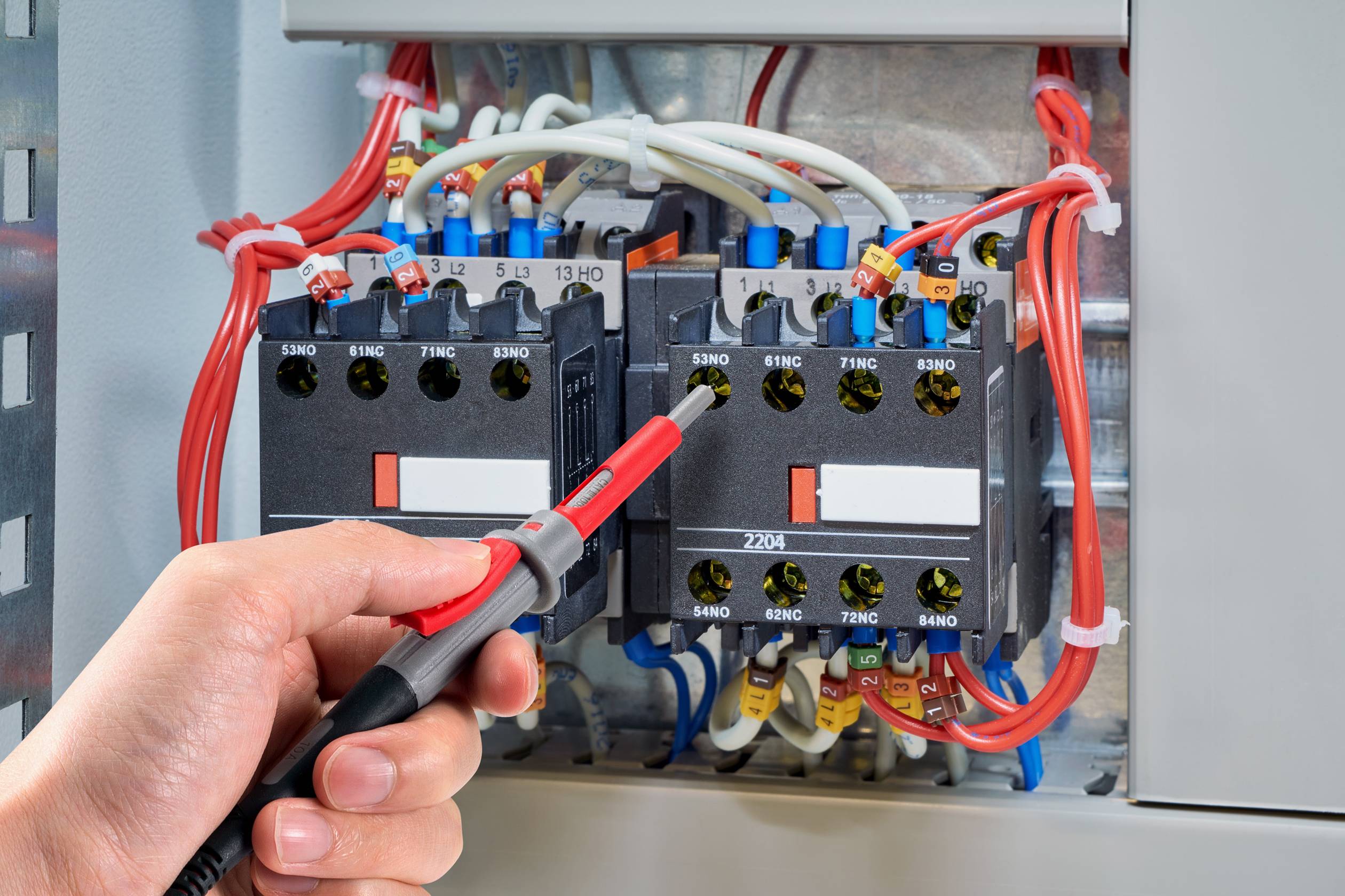 VOLTCRAFT MS-4PS Sicherheits-Messleitung 4mm Sicherheits-Stecker Prüfspitze 1.00m Schwarz, Rot 1St.