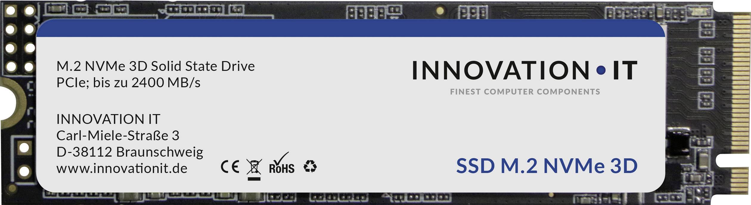 Innovation IT Black RETAIL 256 GB Interne M.2 PCIe NVMe SSD 2280 M.2 NVMe PCIe 3.0 x2 Retail 00-256