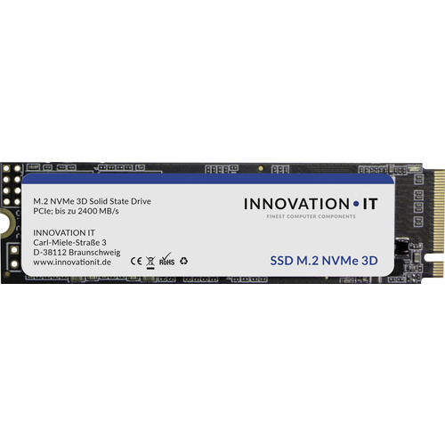 Innovation IT Black RETAIL 512 GB SSD interne NVMe/PCIe M.2 M.2 NVMe PCIe 3.0 x2 au détail 00-512111