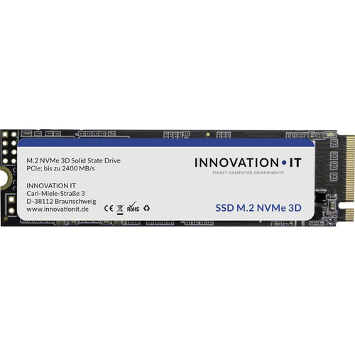 Innovation IT Black RETAIL 1 TB SSD interne NVMe/PCIe M.2 M.2 NVMe PCIe 3.0 x2 au détail 00-1024111