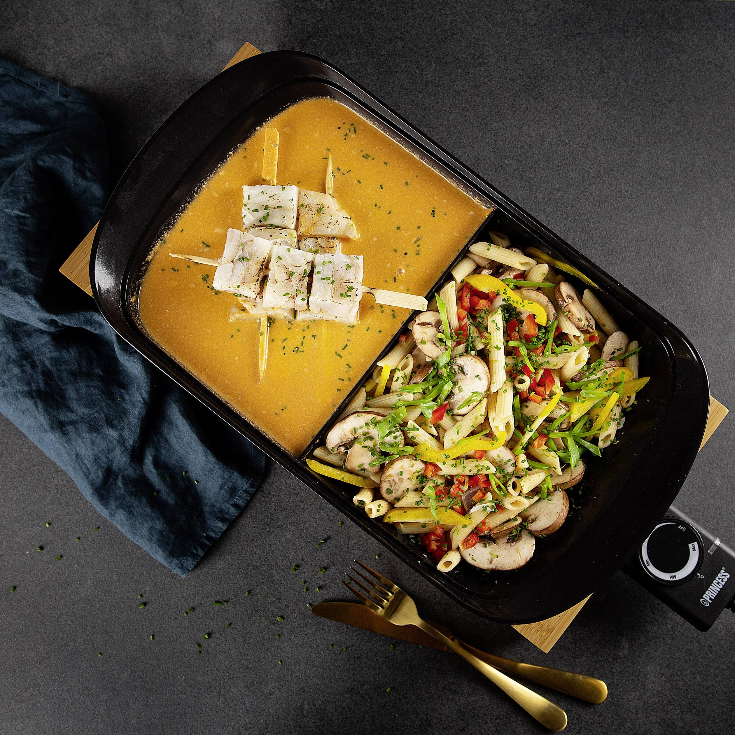 Princess 01.163025.01.001 01.163025.01.001 Multikocher Schwarz