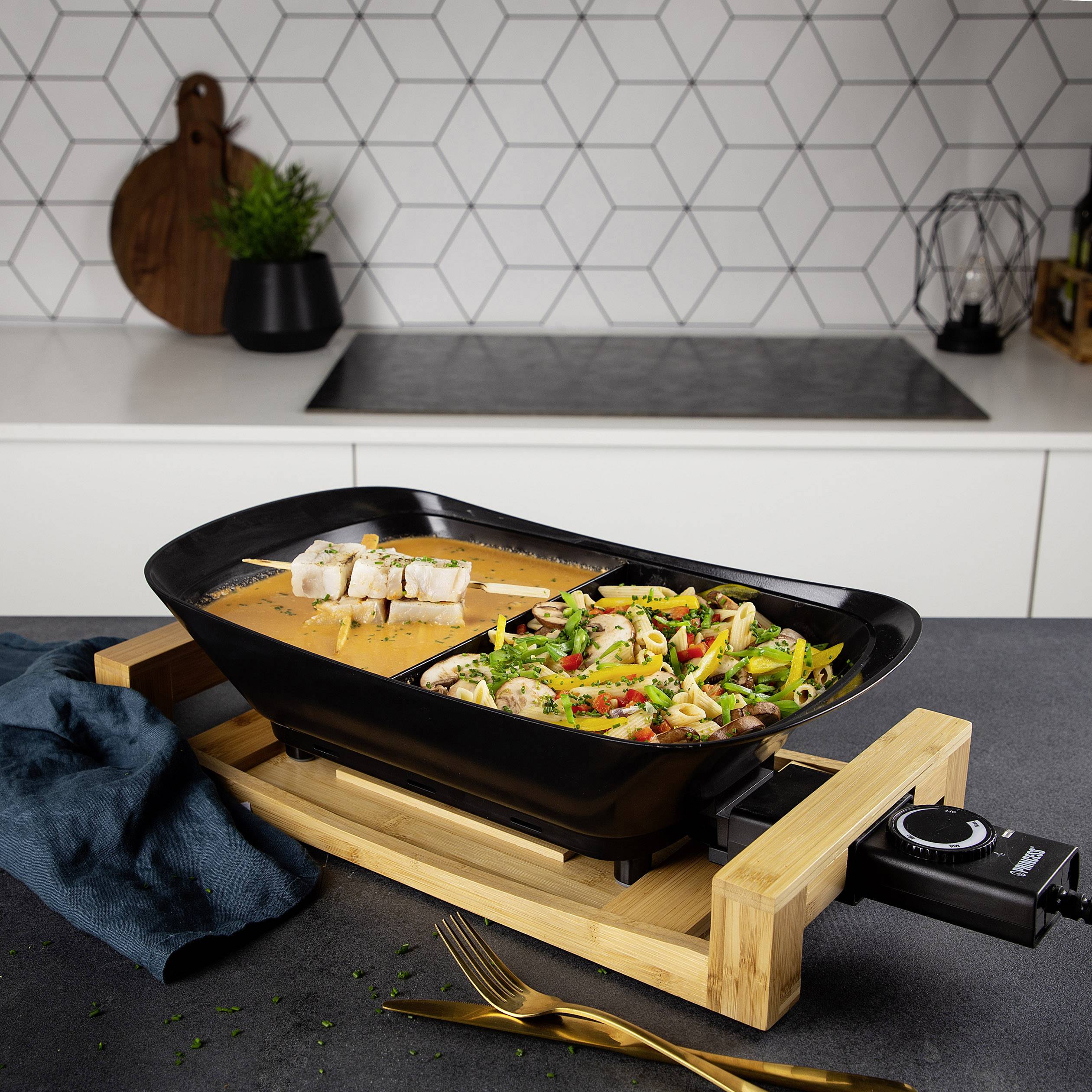 Princess 01.163025.01.001 01.163025.01.001 Multikocher Schwarz